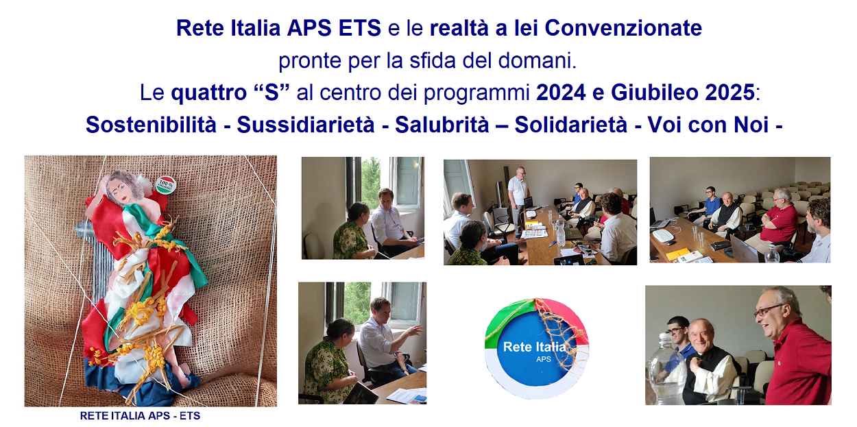Incontro dei referenti Network RETE ITALIA APS a Chiaravalle della Colomba per eventi 2024 e Giubileo 2025